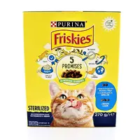 Friskies Sterile сухой корм для стерилизованных кошек 270 г - с лососем и овощами (7613035352346) 