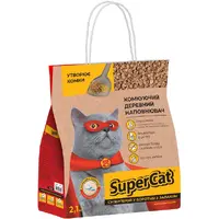 SuperCat наповнювач для котячого туалету 2.1 кг - грудкуючий (4823089326504) 