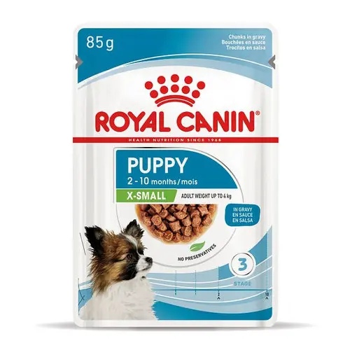 Royal Canin X-Small Puppy ВОЛОГИЙ КОРМ Супер-преміум цуценята мініатюрних порід (з м'ясом) 85 г