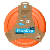 PitchDog ігрова тарілка для собак D=24 см - для апортировки, помаранчева (4823089308562) 