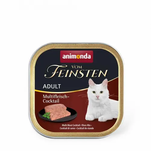 Animonda Vom Feinsten Adult Multi Meat Cocktail вологий корм для котів 100 г - з мультим'ясним коктейлем (4017721832045)