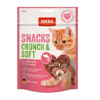 MERA Snacks Crunch&SoftHuhn&Kase лакомство для кошек 200 г - снеки с лососем (4025877833038) 