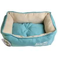 AnimAll Nena Velours Breeze лежак для собак 45?35?16 см - бежево-бірюзовий (2000981196233) 