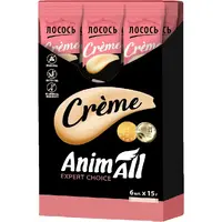 AnimAll Сreme лакомство для кошек 15 г - с лососем (4820224502373)  - фото 2