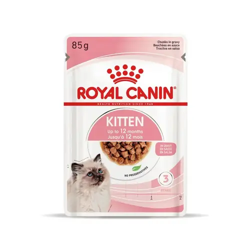 Royal Canin Kitten Instinctive in Gravy ВОЛОГИЙ КОРМ Супер-преміум кошенята (з м'ясом) 85 г