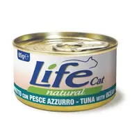 Lifecat влажный корм для кошек 85 г - с тунцом и океанической рыбой (8034105422704) 