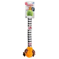 Игрушка для собак GiGwi Crunchy Утка с хрустящей шеей и пищалкой 54 см (4823089351636) 