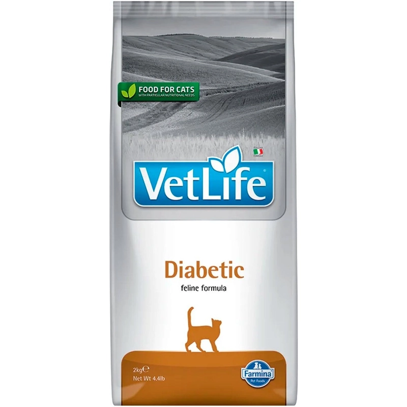Farmina Vet Life Diabetic сухий корм для котів при цукровому діабеті 2 кг - з куркою (8010276025326)  - фото 5