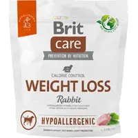 Brit Care Hypoallergenic WEIGHT LOSS СУХИЙ КОРМ Супер-преміум собаки (з кроликом) 1 кг 