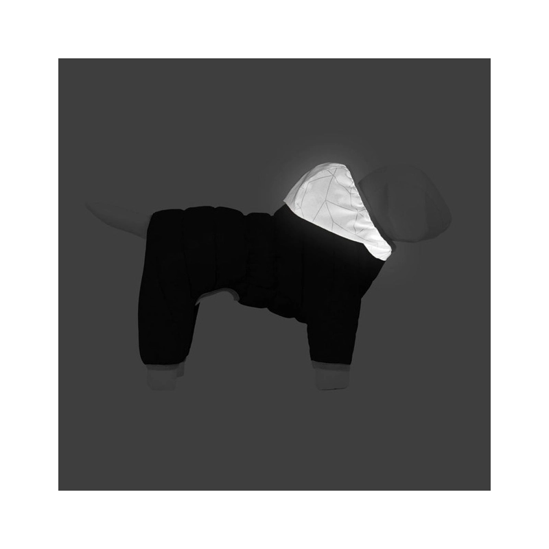 AiryVest One комбінезон для собак XS 25 - чорний (4823089309019)  - фото 3