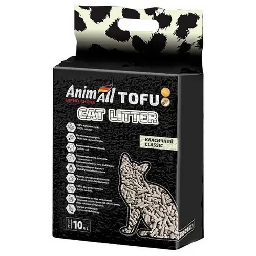 AnimAll Toffu Classic наповнювач для котячого туалету 10 л (4820224502106)