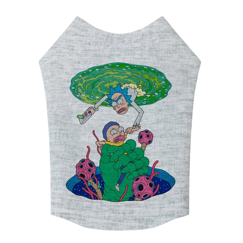WAUDOG Clothes майка для собак S 35 - з малюнком Рік та Морті 3 (4823089346717)  - фото 1